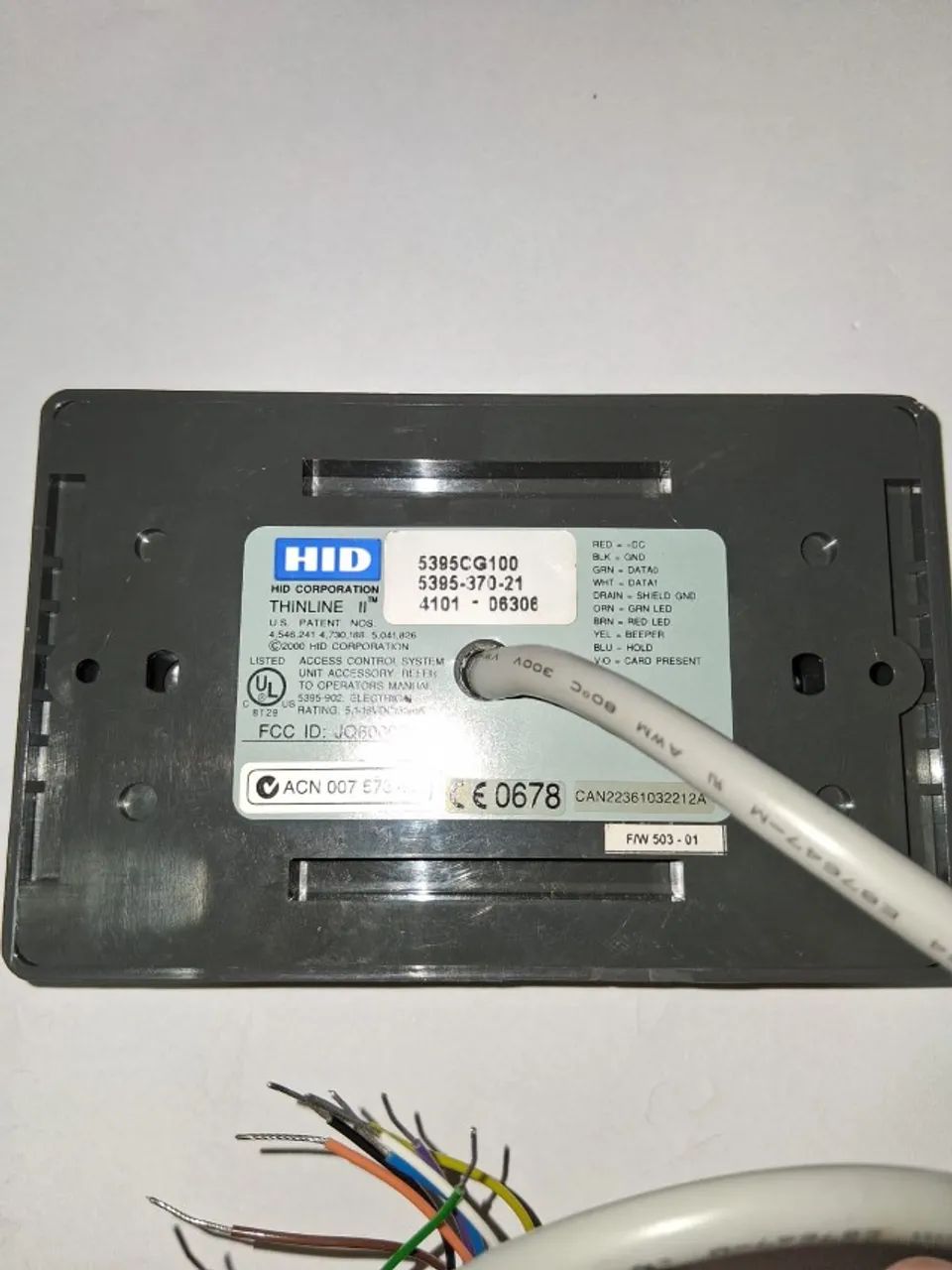 controle de acesso Interruptor De Parede De Proximidade Hid Thinline - Foto 3