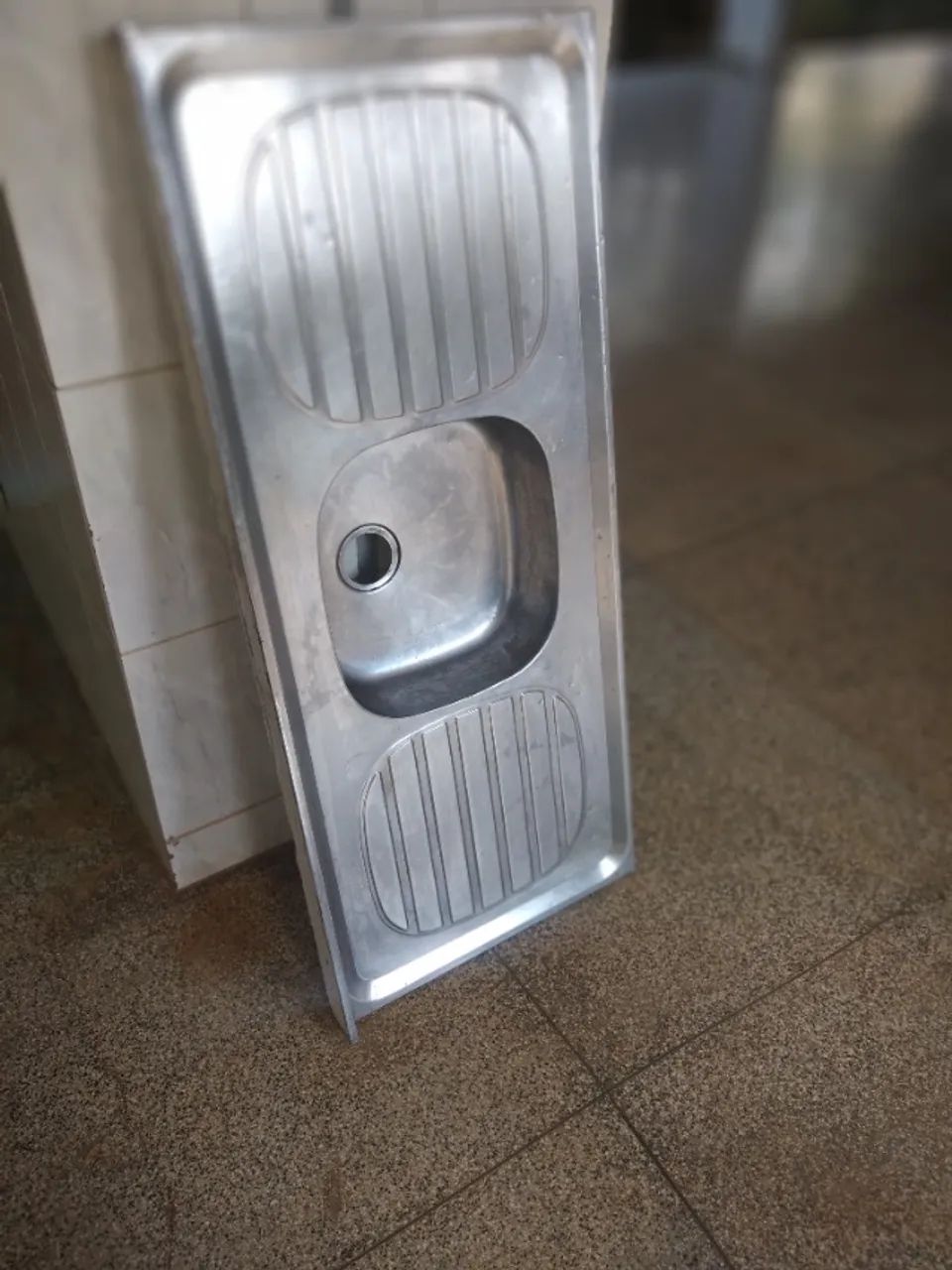 Pia para Cozinha Seminova Aço Inox R$250!!! - Retirada na Asa Norte - Foto 2