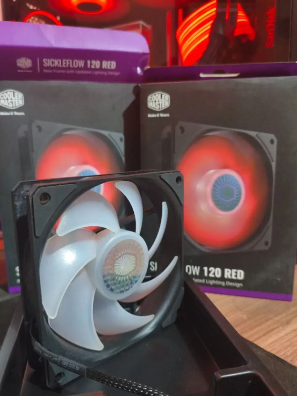 Ventoinhas / Fans Cooler Master SickleFlow 120mm - Foto 2