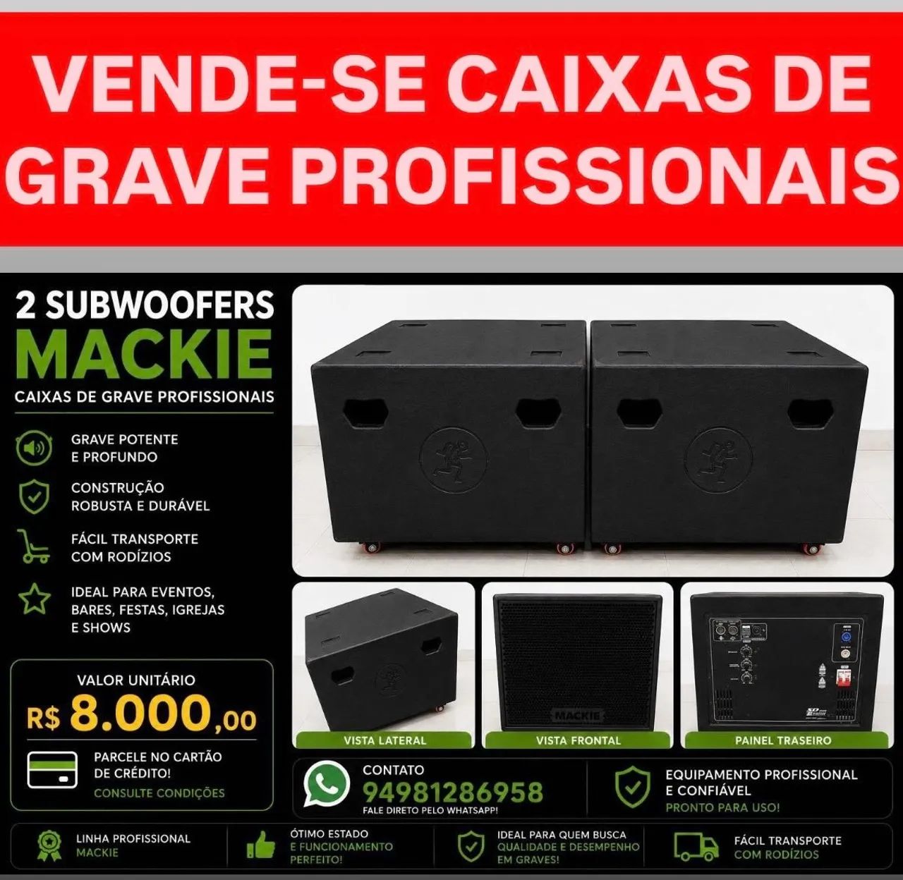 CAIXAS DE GRAVE