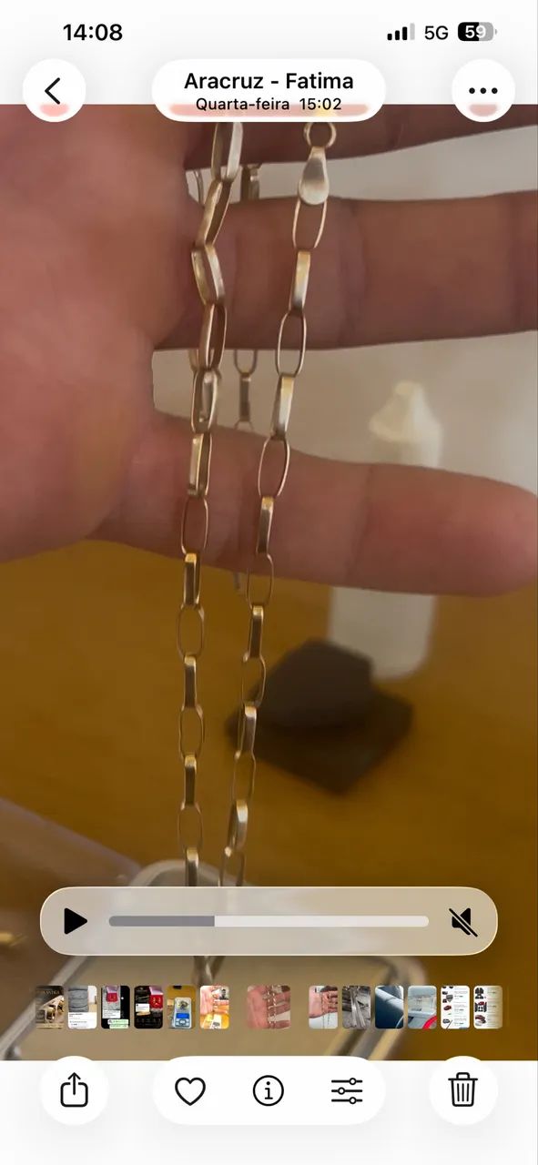 Cordão ouro 16 k 11g  - Foto 2