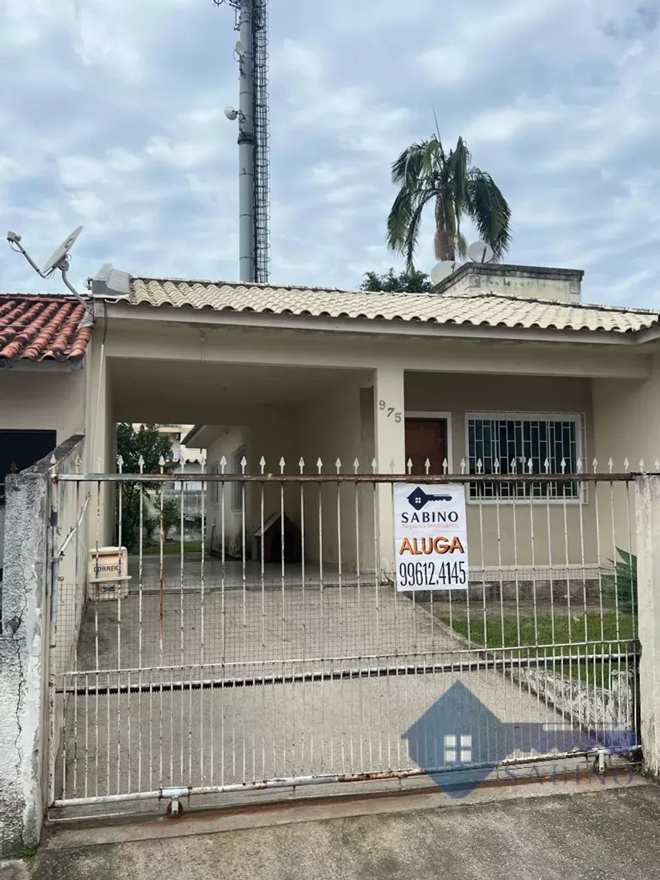 Casa para aluguel 3 quarto(s) sendo uma suíte ponte do imaruim palhoça
