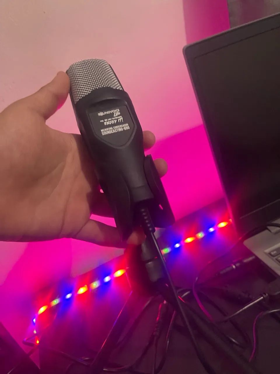MICROFONE SOUND VOICE ,NOVO!!! - Foto 3
