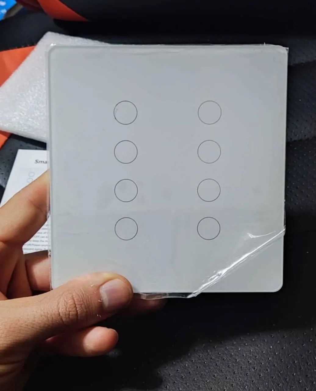 Interruptor inteligente de sensor touch 8 botões wifi