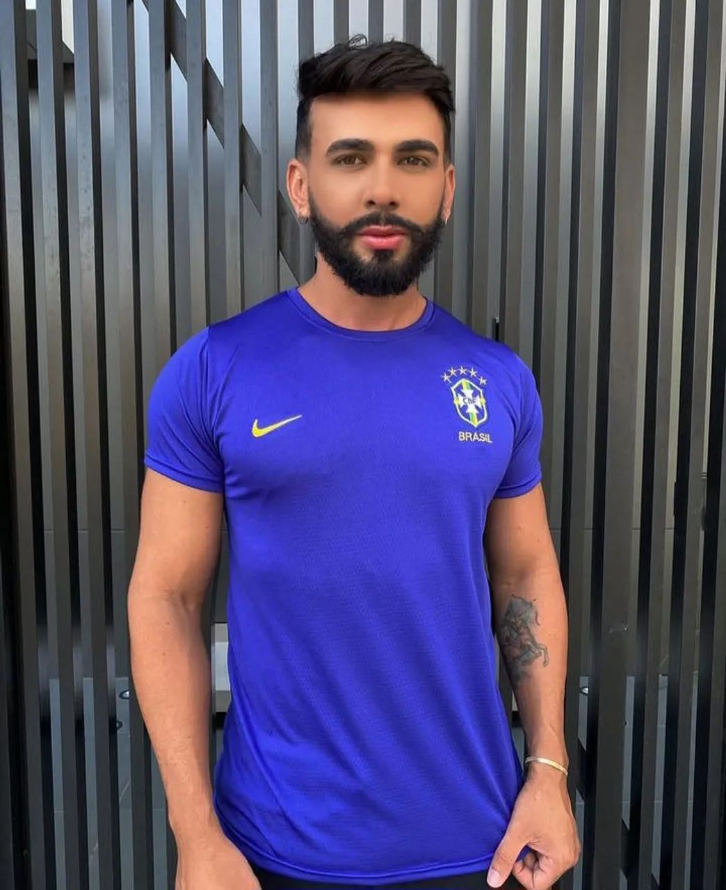 Camisa do Brasil em poliéster do P ao GG  - Foto 3