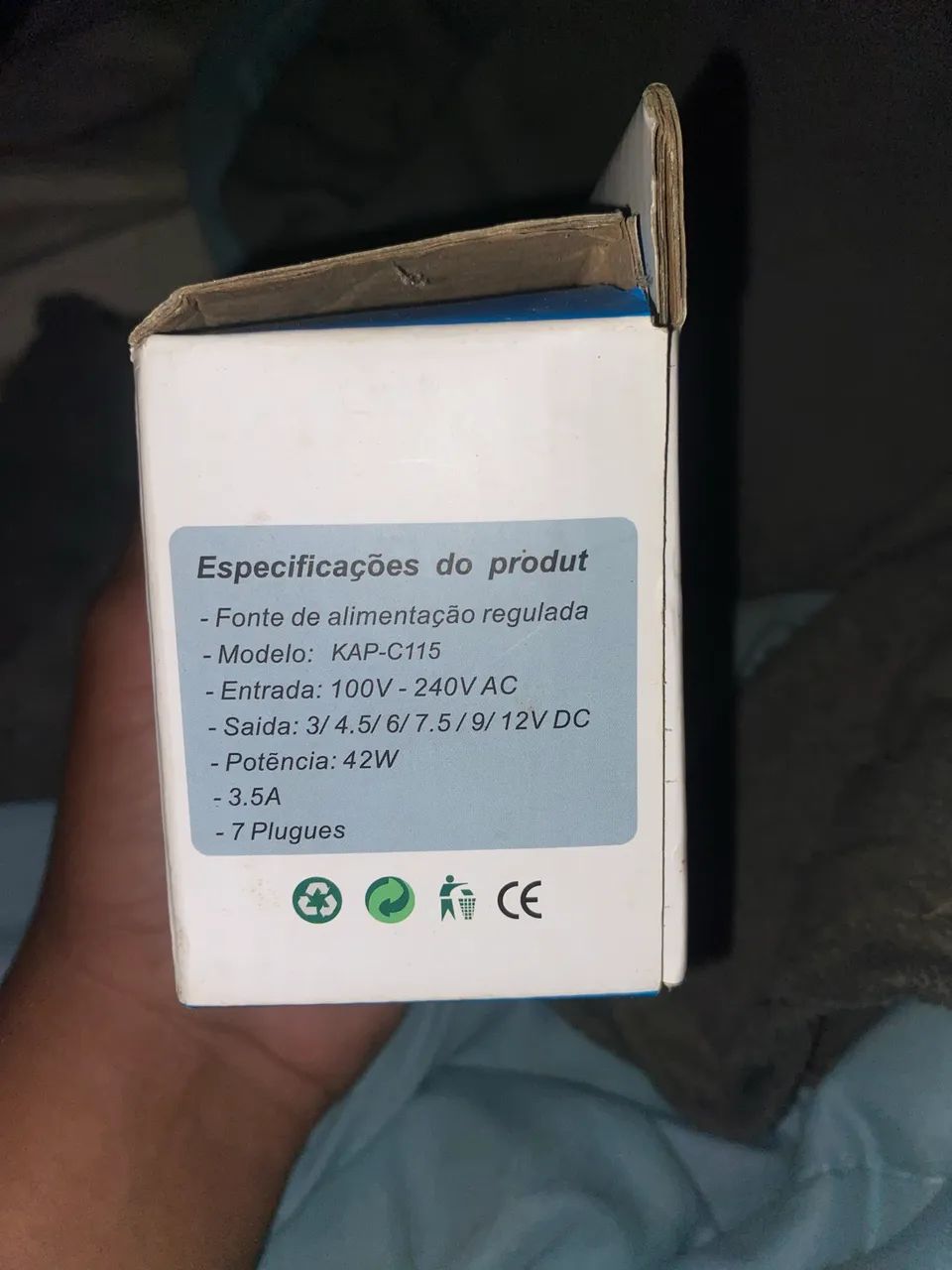 Fonte de Alimentação Regulada Universal Kapbom 3,5A - Nova - Foto 3