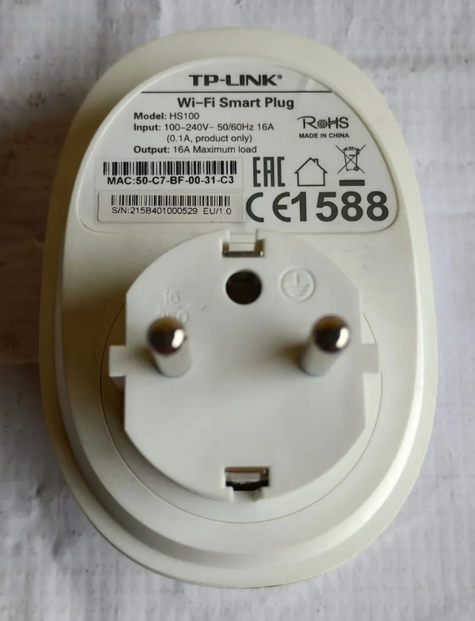 Tomada Inteligente Tp-link Wi-fi Smart Plug Hs100 Original - Usado  - Foto 4