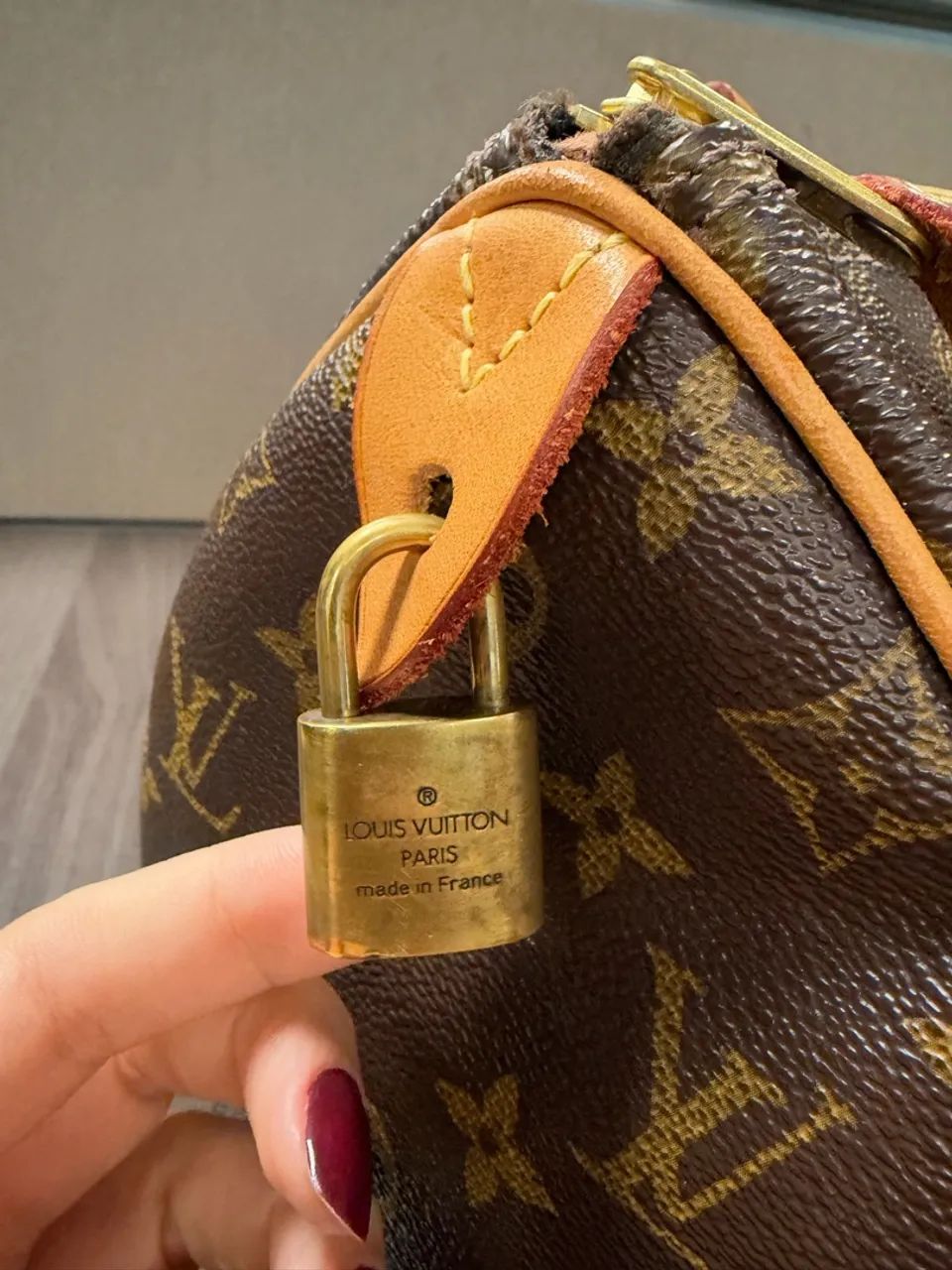 Louis Vuitton Speedy 25 Monogram original restaurada - Foto 2