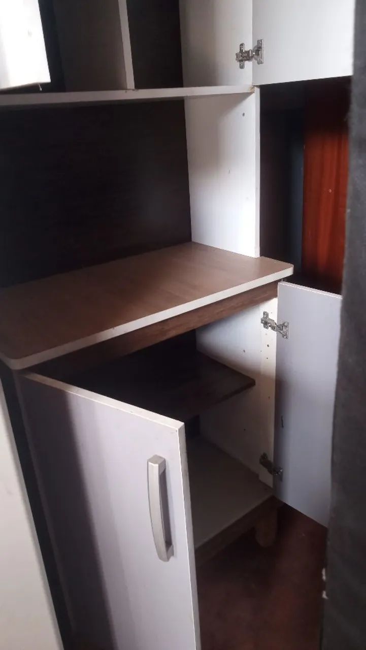 Armário Multiuso com Portas e Nichos simples mais funcional bom para começar ou para guard - Foto 4