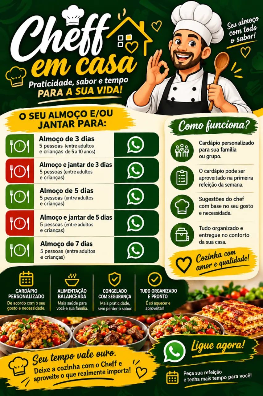 Cheff - cozinheiro em casa 