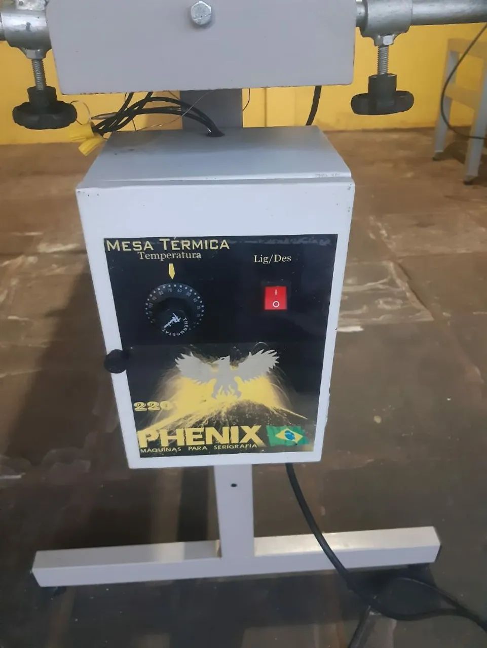 Mesa térmica para serigrafia 12 berços alumínio - Foto 6