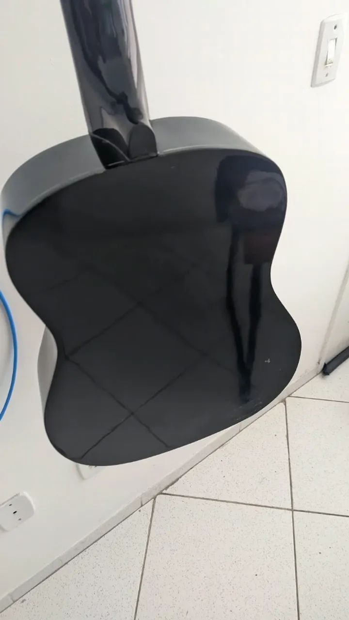 Violão  preto usado  - Foto 5