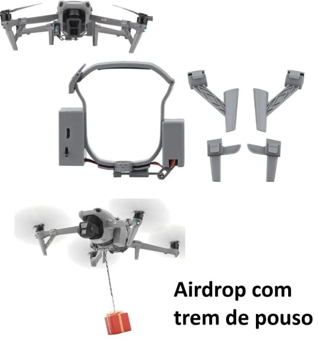 COMBO DRONE DJI AIR 3 Kit extremamente completo e praticamente novo - Foto 4
