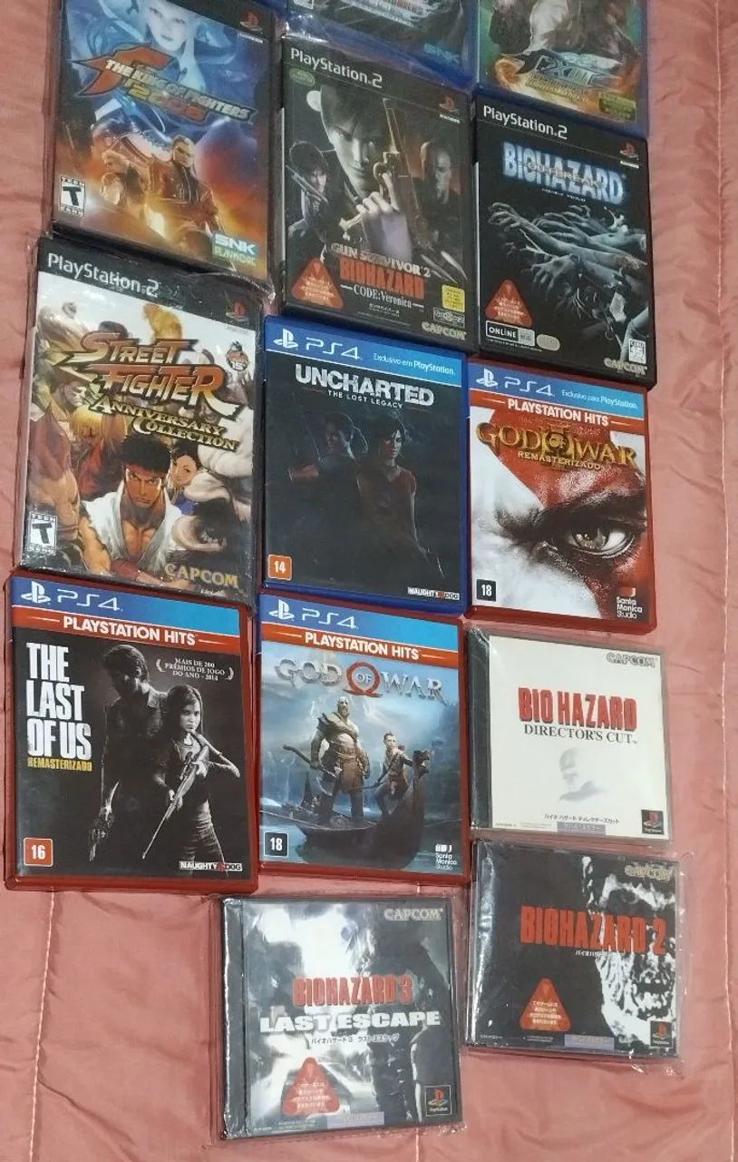 Jogo ps2, ps1, Playstation 4 são 14 jogos!!