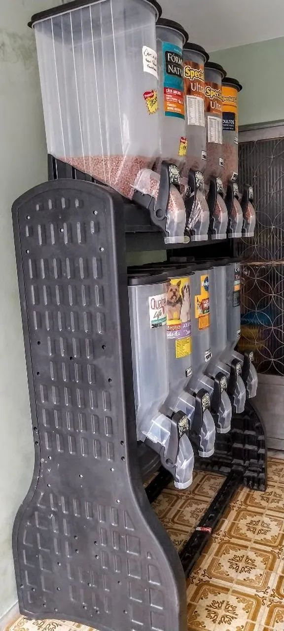 DISPENSER / EXPOSITOR DE RAÇÕES E GRÃOS  - Foto 2