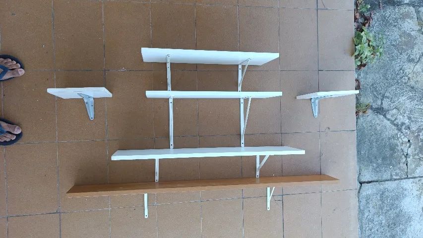 Kit 6 prateleiras diversas 