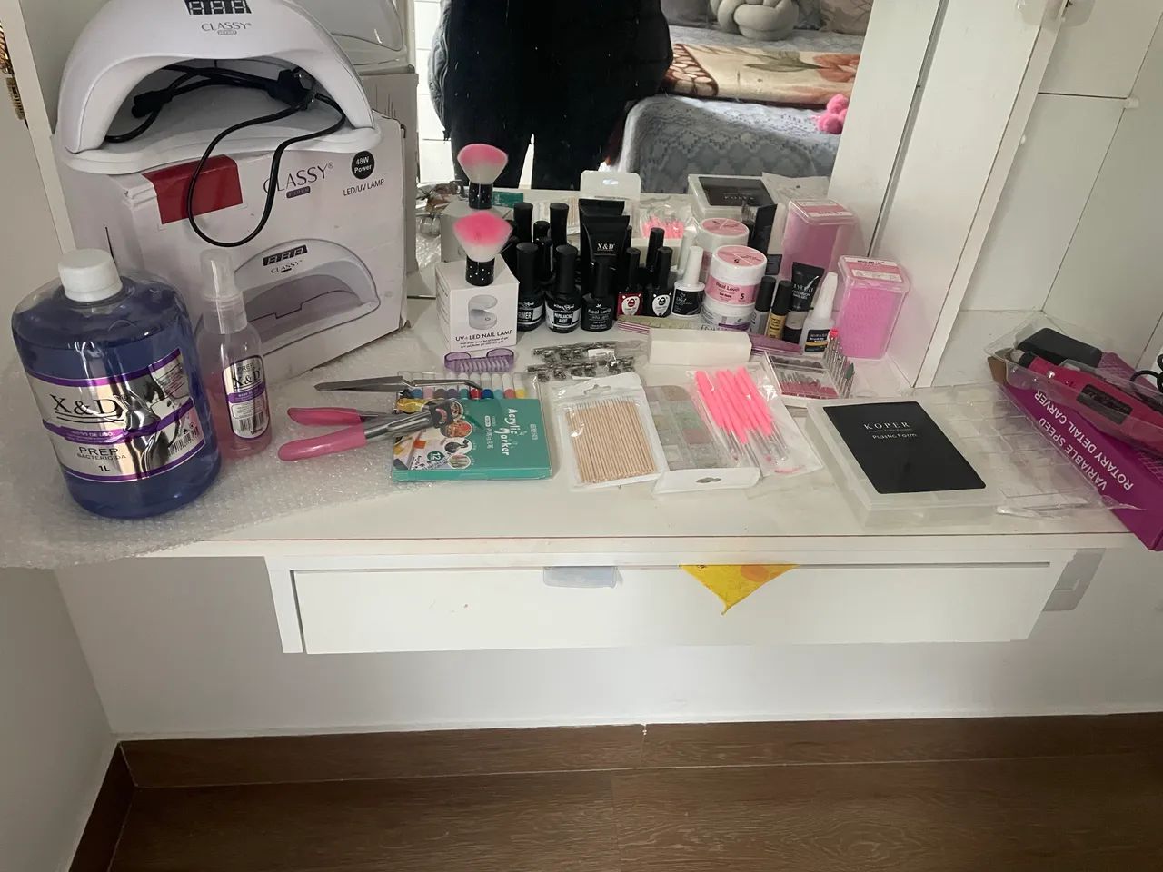 Kit alongamento de unha 