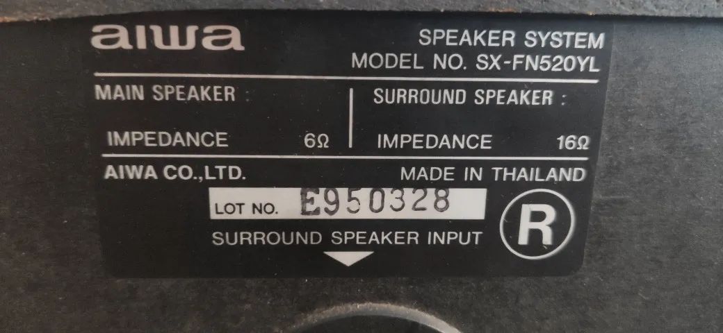 Caixas De Som Aiwa Fn520 - Foto 4