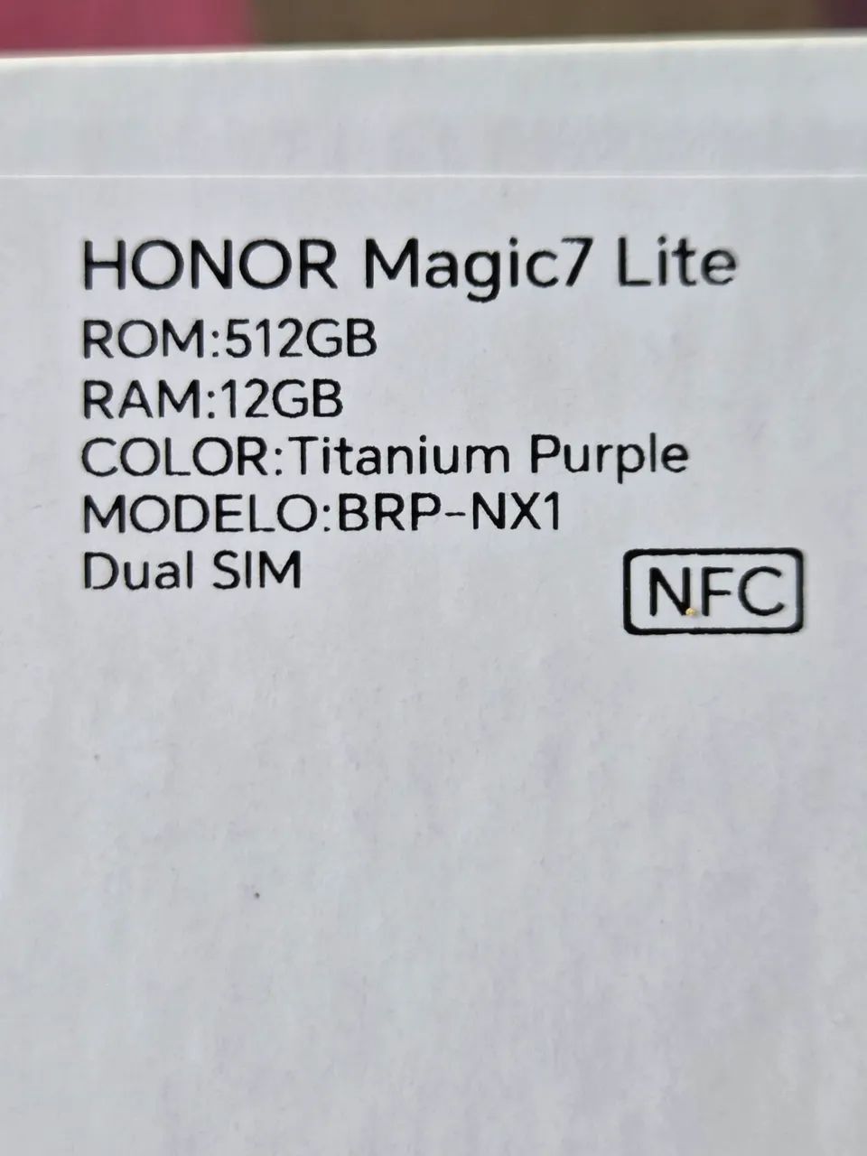 Celular Honor Magic 7 Lite 5G 12/512 Novo - Foto 2