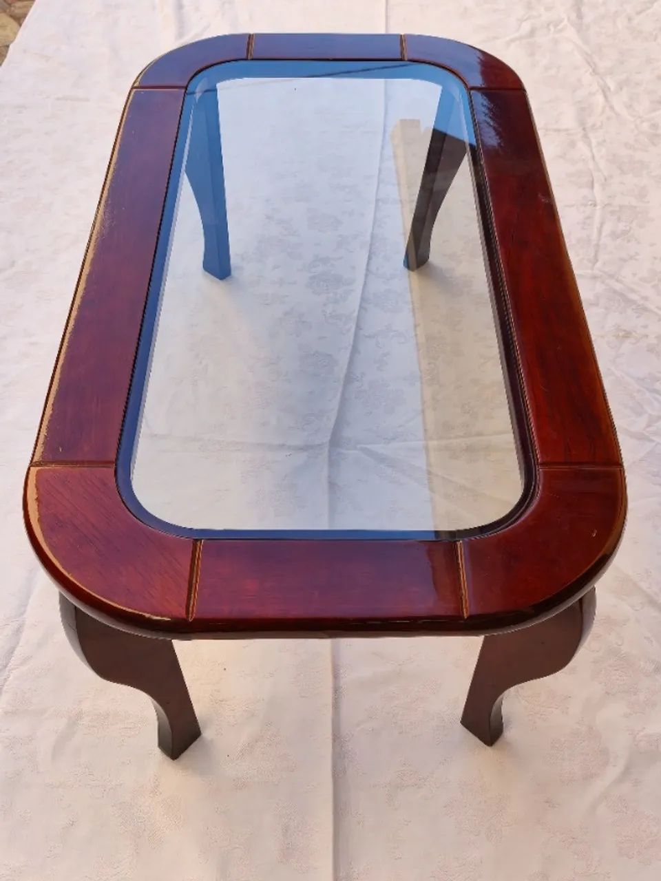 Mesa de centro com tampo de vidro  - Foto 3