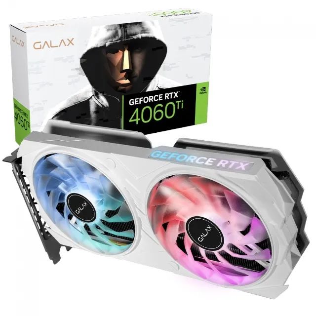 Placa De Vídeo Galax NVIDIA GeForce RTX 4060 Ti EX White V2, 8GB, GDDR6, DLSS 3, RT