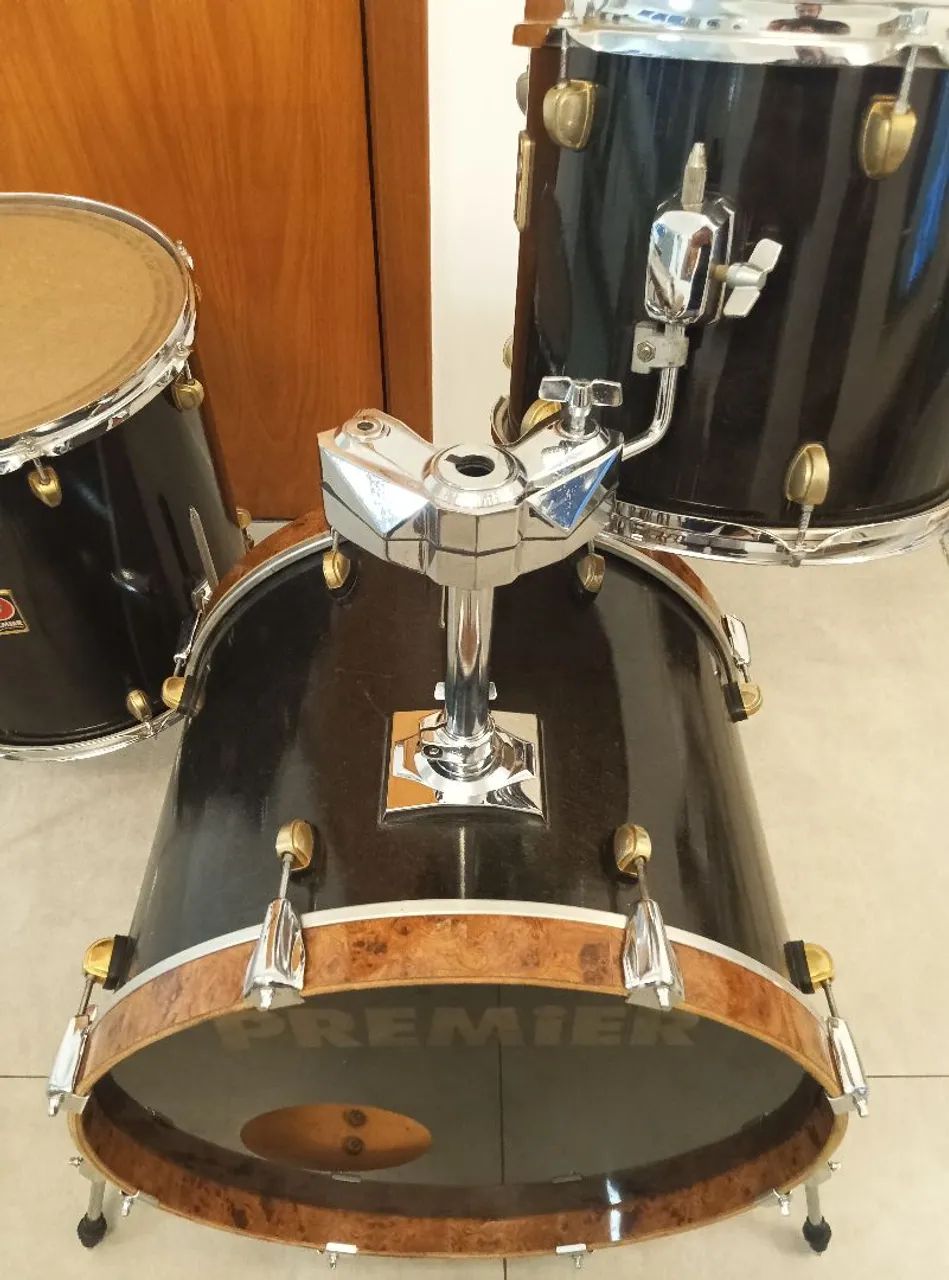 ## RARIDADE ABSOLUTA!! Shell pack de bateria Premier XPK 75th Anniversary, 1997, 13,16,22! - Foto 2