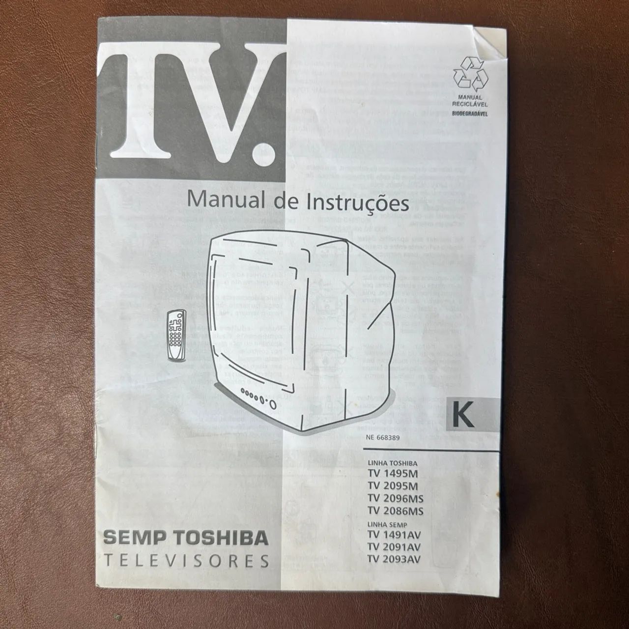 TV Tubo Toshiba Lumina 20 Polegadas Com Controle E Nota Fiscal - Foto 5