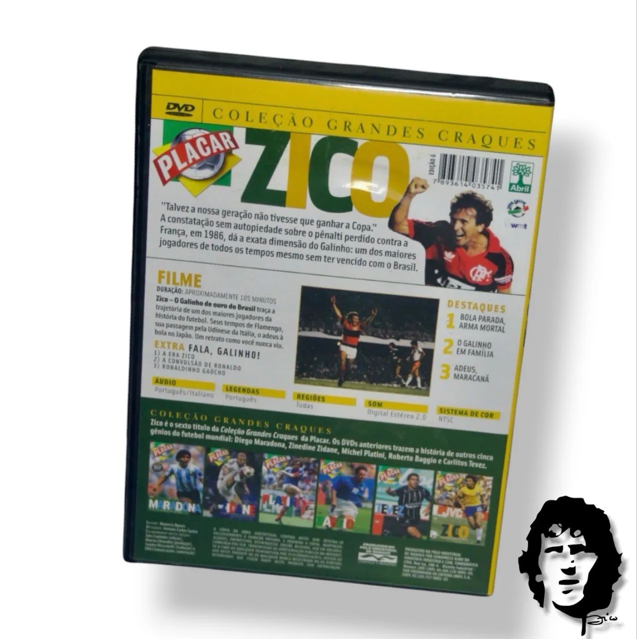 CD Grandes ídolos Placar Zico - Foto 2