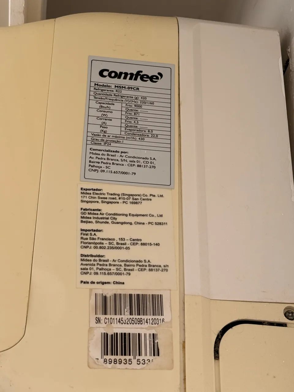 Ar Condicionado Comfee 9.000 BTU - Foto 2