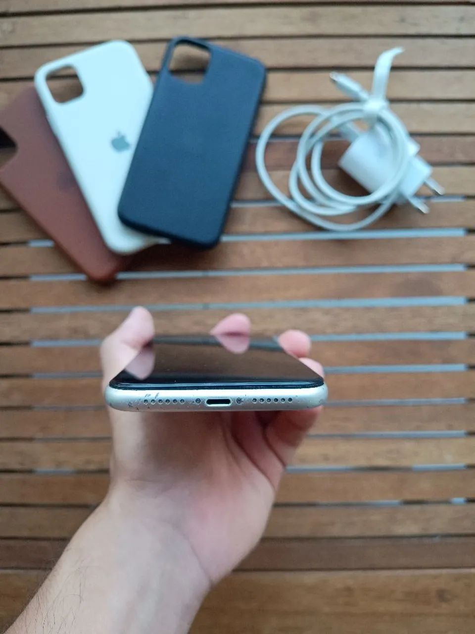 iPhone 11 Branco (CARREGADOR +3 CAPINHAS) - Foto 4