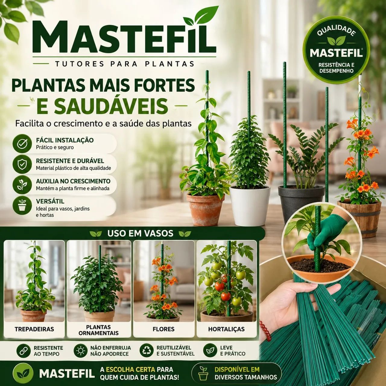 Varetas plástico 