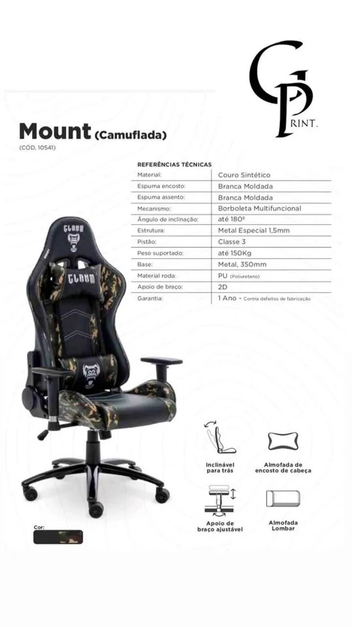CADEIRAS GAMER & ESCRITORIO  