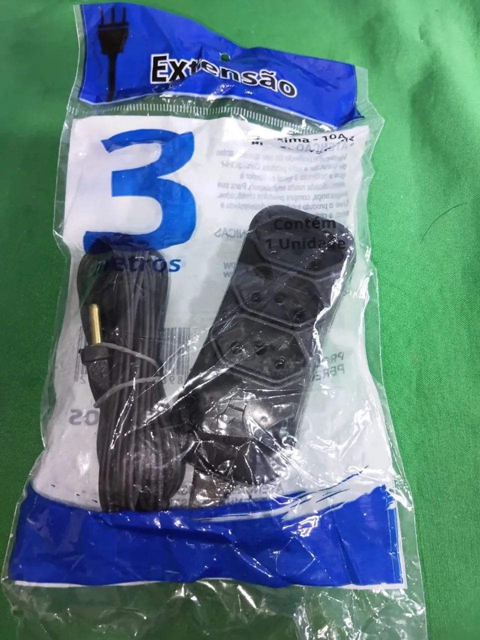 Extensão com 3 Metros de fio