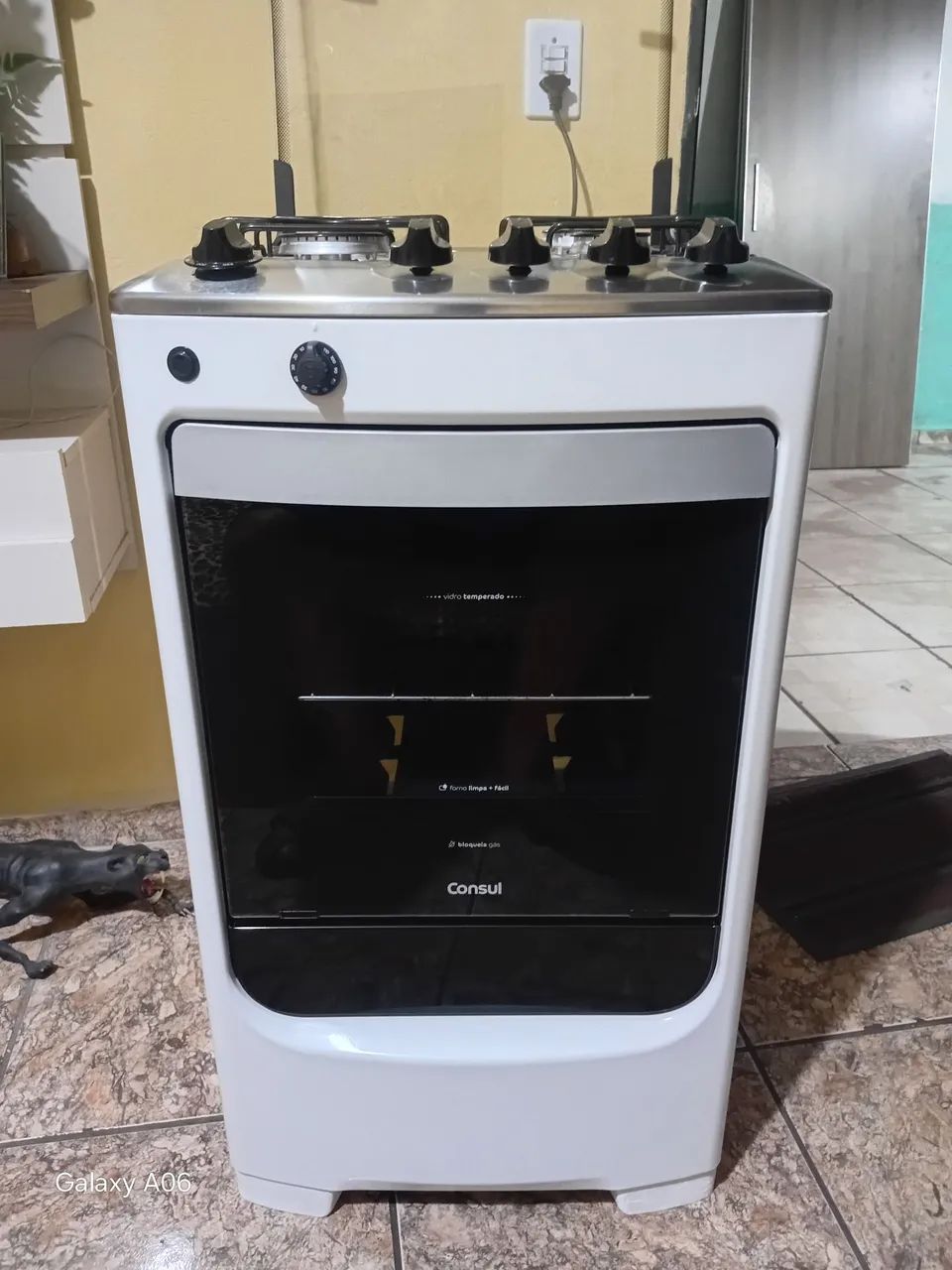 Fogao 4 bocas automático 