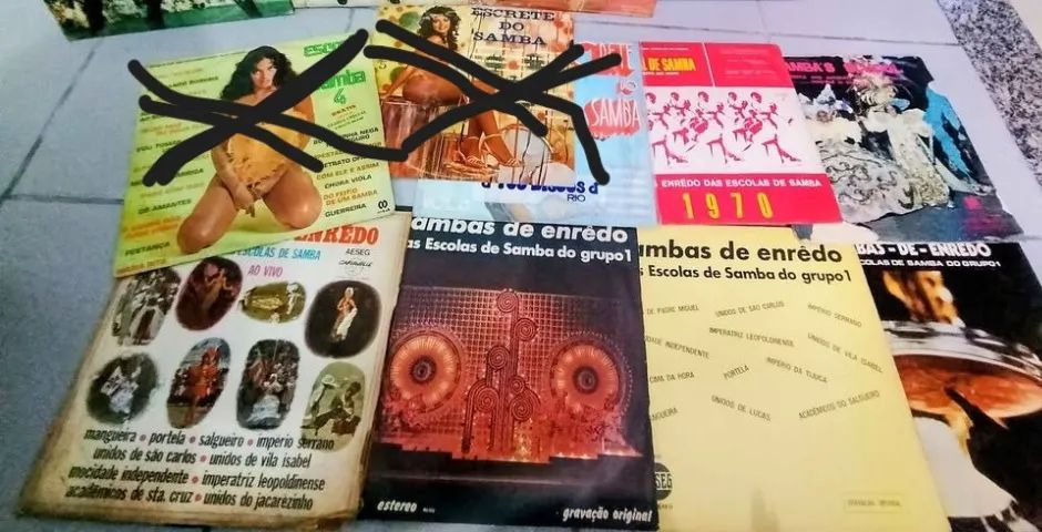 Doação de 20 a 30 Discos de Vinil de Samba Enredo - Foto 3