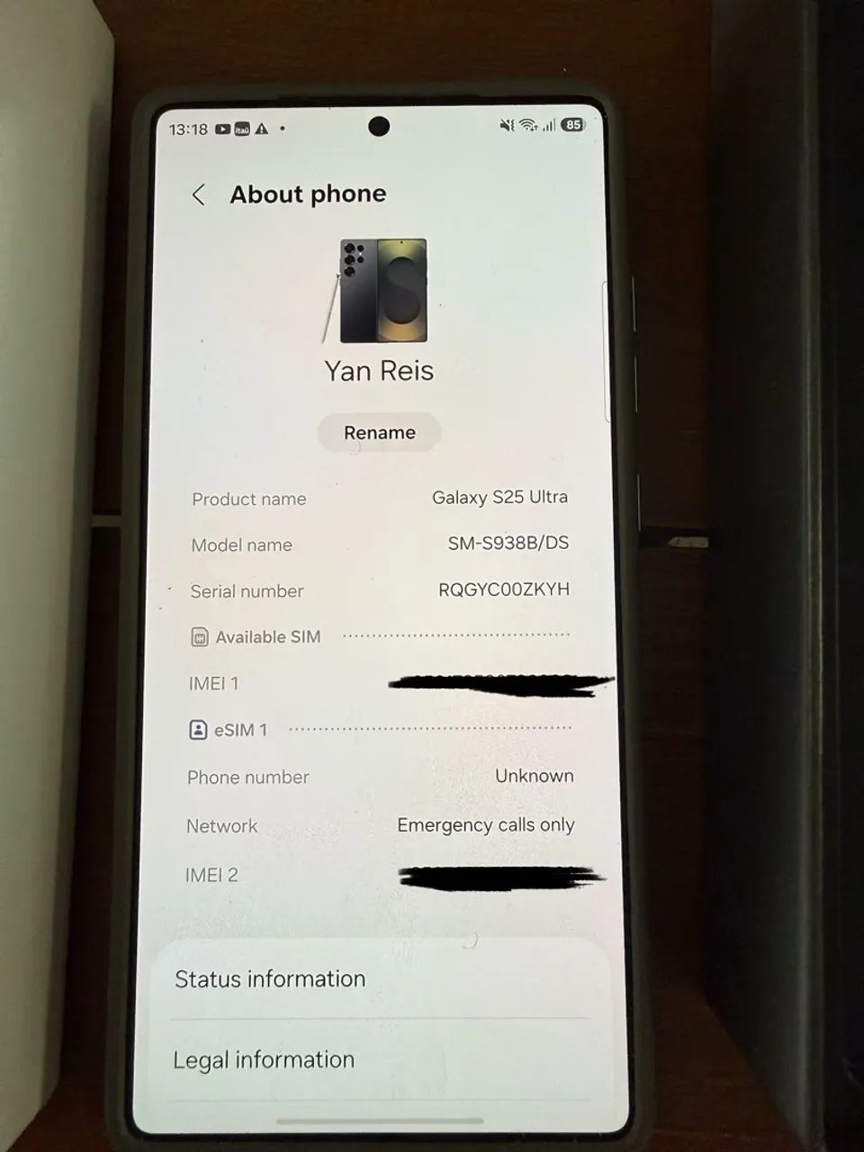 Galaxy s25 ultra 512gb (valor final) - Foto 2