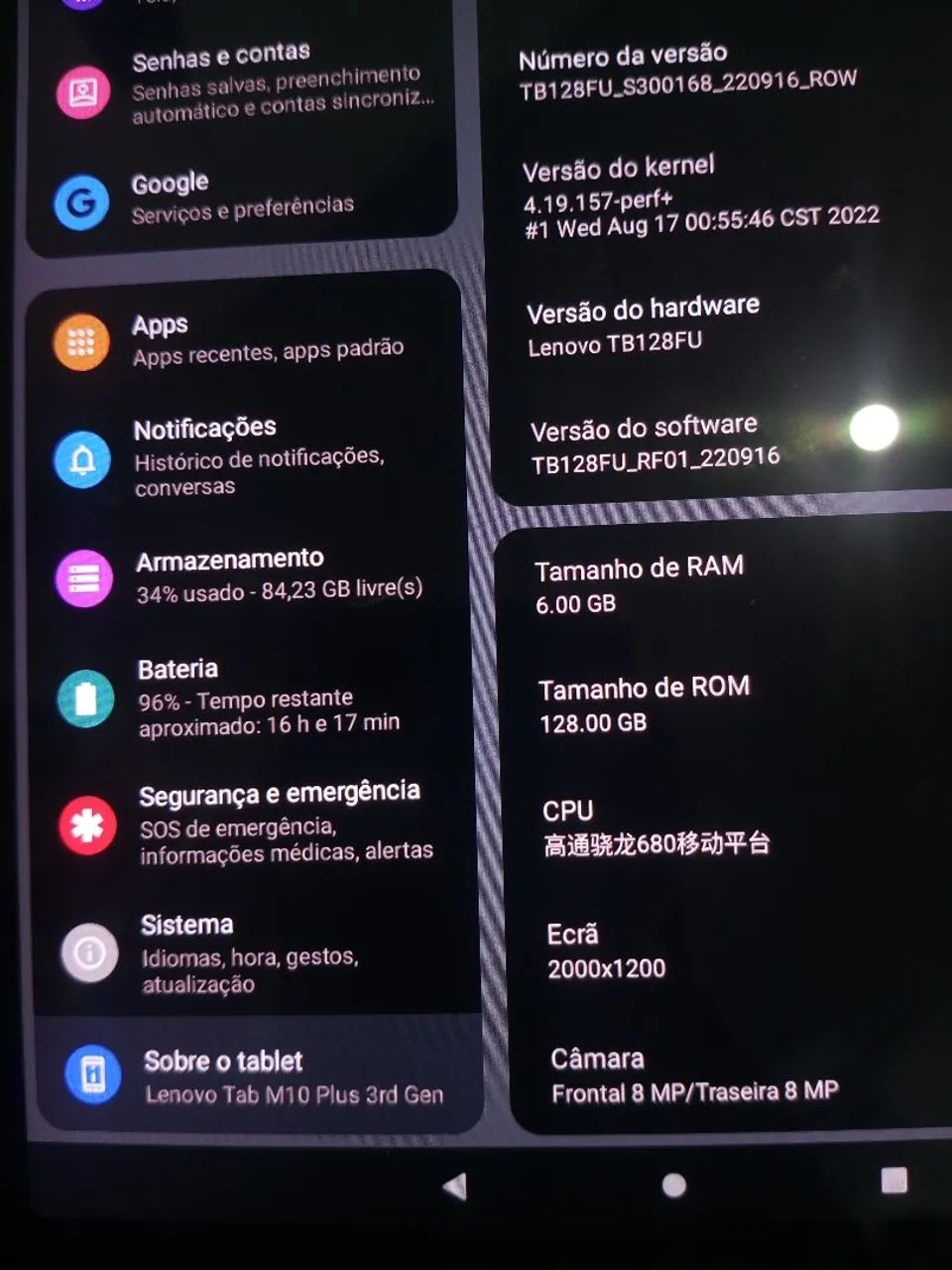 Tablet Lenovo M10 Plus (6gb ran + 128gb ) - Foto 4