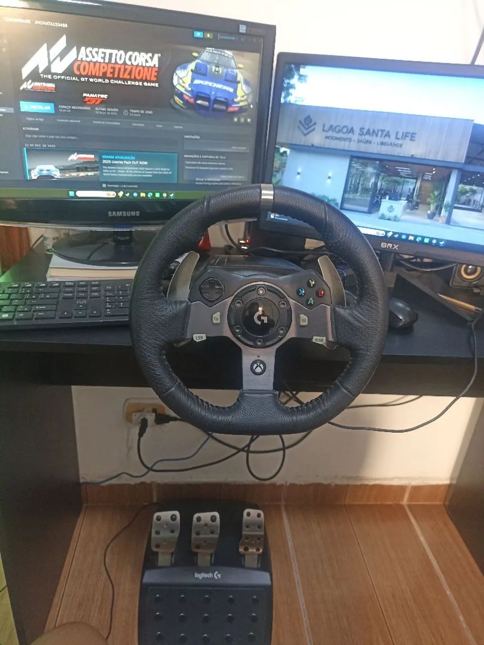 Volante Logitech g920 Xbox e Pc  - Foto 3
