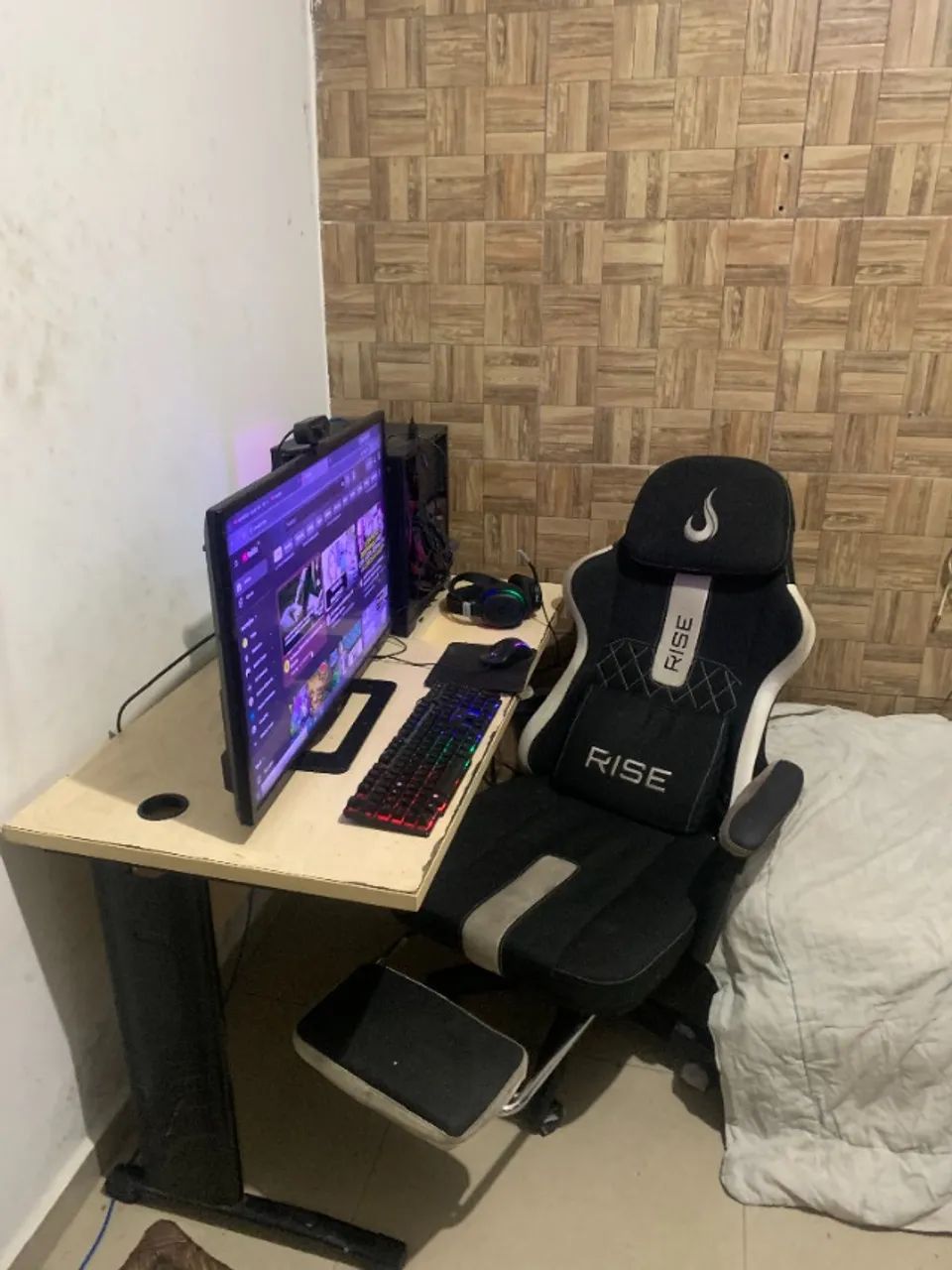 PC completo !! Mesa cadeira game e TV 32