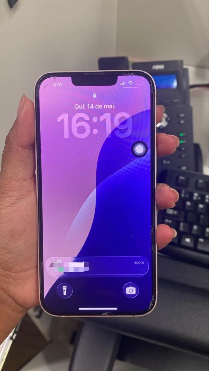 iPhone 13 128GB Rosa - Funcionando Perfeitamente
