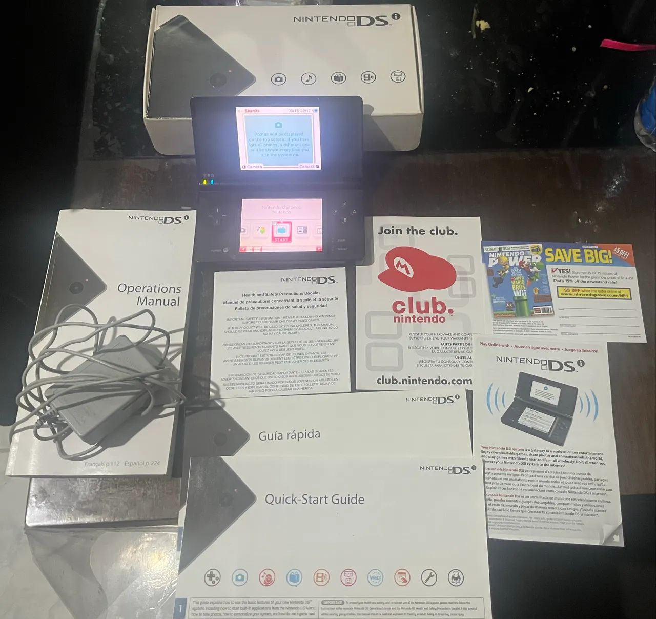 Nintendo dsi PRETO CIB completo 