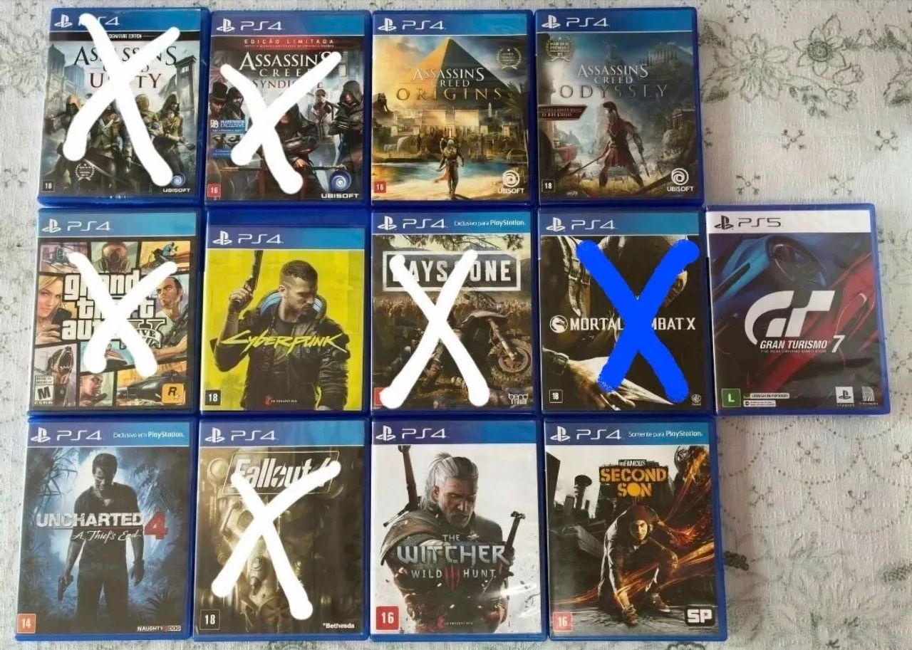 Jogos Playstation 4 e 5