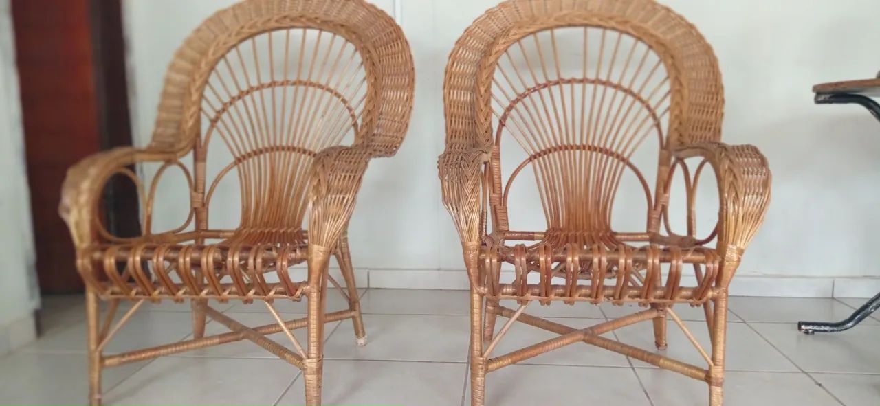 Vendo cadeira de vime - Foto 2