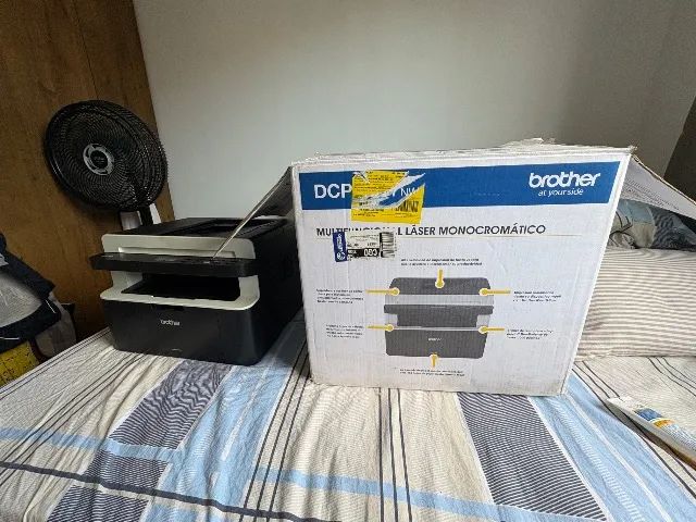 Impressora monocromática a laser brother DCP 1617NW - Itens Para ...
