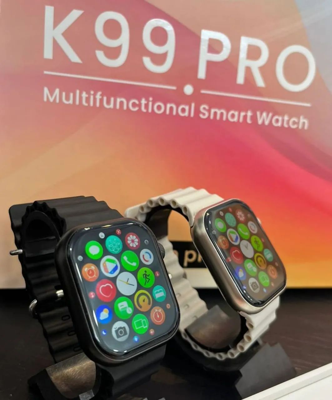 Smartwatch Relógio K99 Pro Series, Com 10 Pulseiras Gps. Atacado e varejo.. - Foto 4