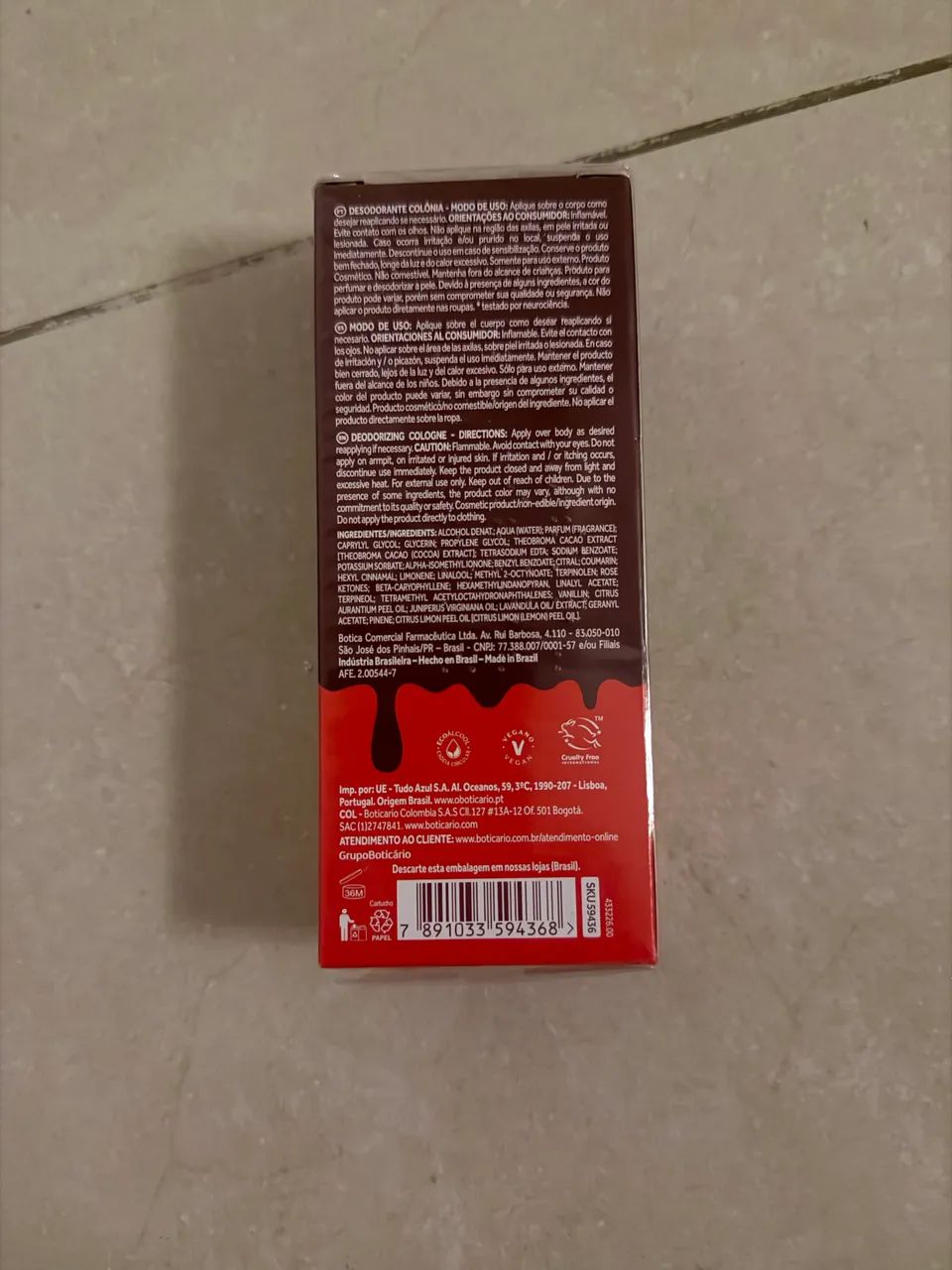 Egeo choc high novo lacrado validade jan/2029 - Foto 2