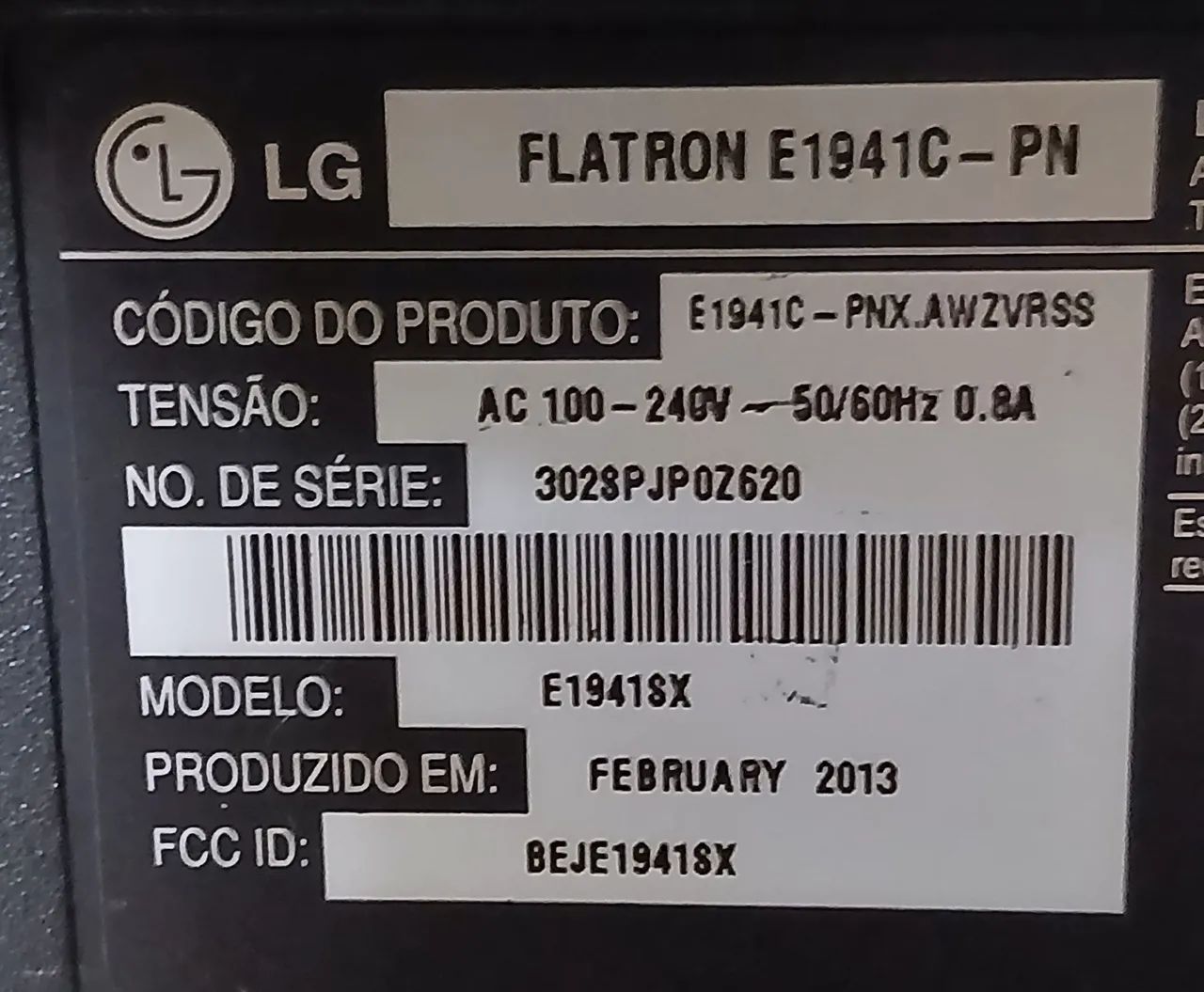 Monitor LG Flatron 19 polegadas  - Foto 4
