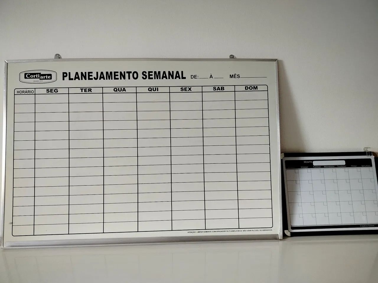 Quadros de planejamento