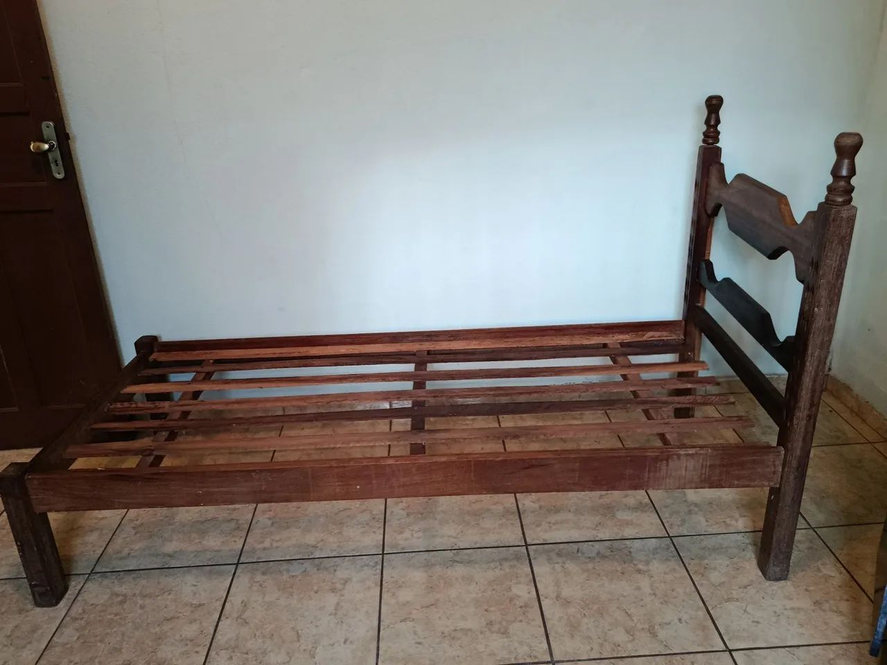 Cama de solteiro de madeira  - Foto 3