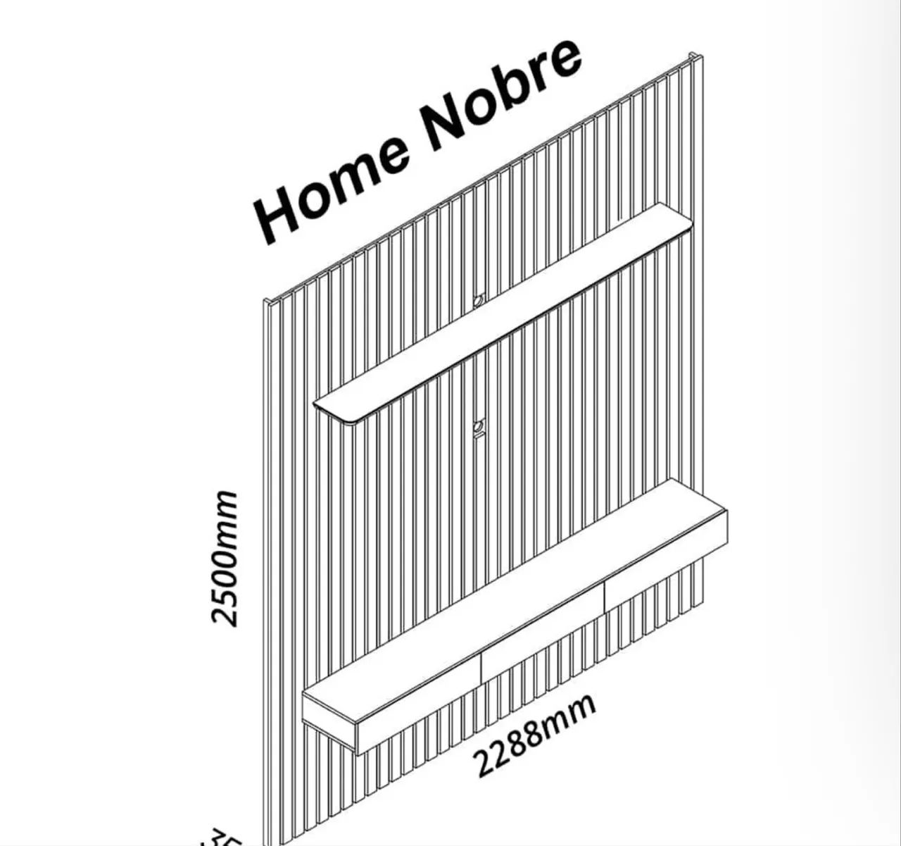 Home Imperial Ripado Cinza com Off White - Foto 3